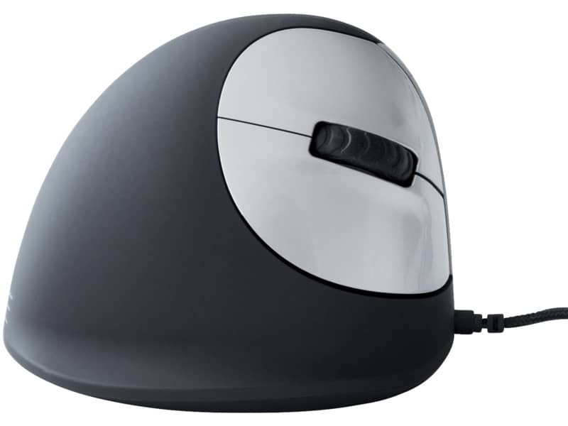 Mouse verticale per destrorsi R-GO Tools laser nero 165-195 mm con cavo RGOHE