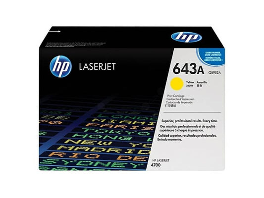 Toner 643A HP giallo standard Q5952A