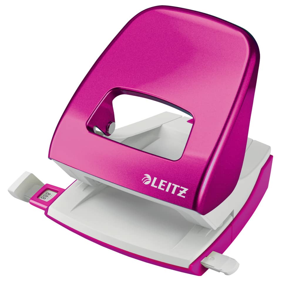 Perforatore 5008 2 fori - 30 fogli Leitz NeXXt Series fucsia metallizzato 50081123