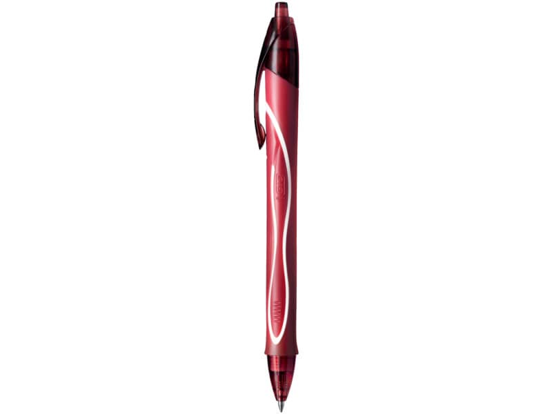 Penna gel a scatto BIC Gel-Ocity Quick Dry M 0,7 mm rosso 949874