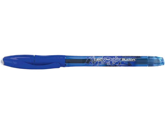 Penna gel cancellabili BIC Gel-ocity Illusion M 0,7 mm blu 943440