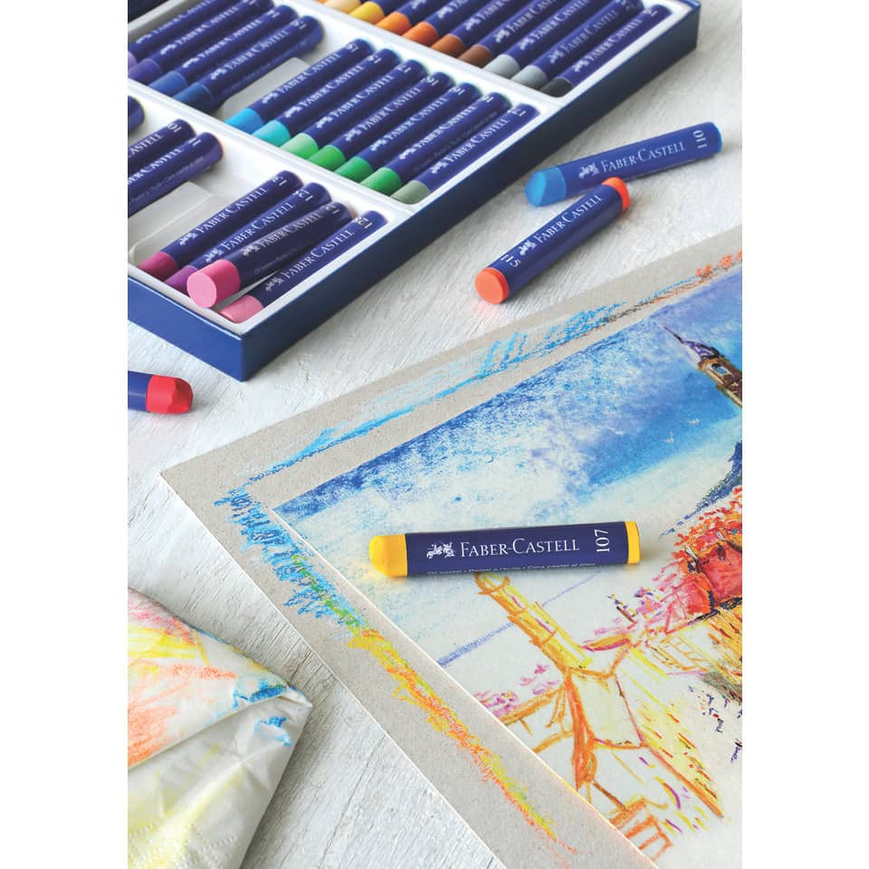 Pastelli a olio Faber-Castell Oil Pastels Creative Studio assortiti astuccio di cartone da 36 - 127036