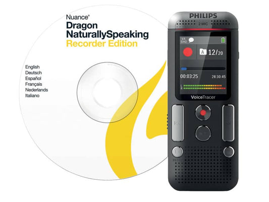 Registratore vocale digitale PHILIPS antracite DVT2710