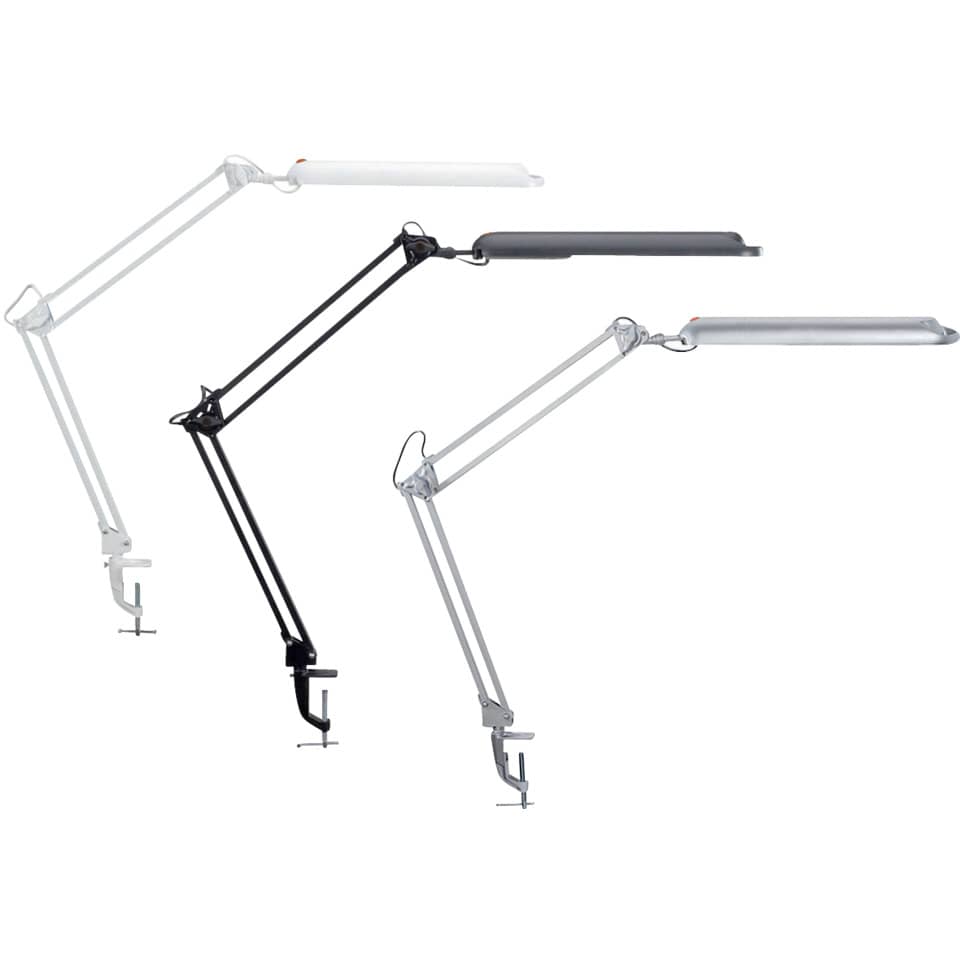 Lampada da scrivania MAUL a risparmio energetico MAULaltantic con morsetto metallo nero G23 11 W - 8213590