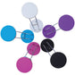 Lampada da scrivania a LED MAULpuck acciaio bianco 8201202