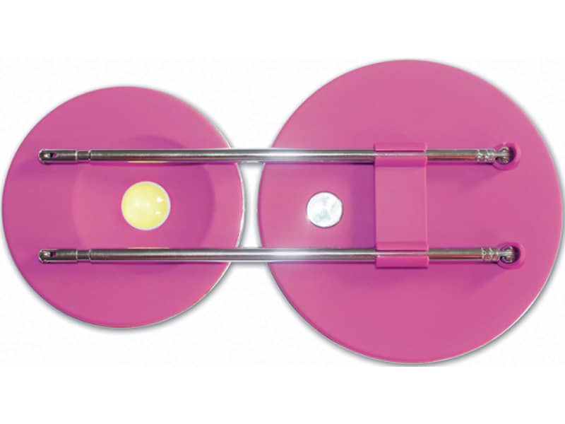 Lampada da scrivania a LED MAULpuck acciaio fucsia 8201222
