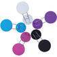 Lampada da scrivania a LED MAULpuck acciaio nero 8201290