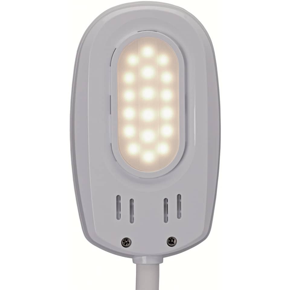 Lampada da scrivania MAUL a LED MAULflexi plastica/metallo bianco 6 W, 250 Lm, 3100K - 8201602