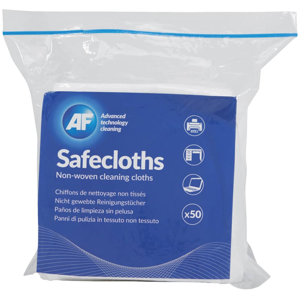 Panni superassorbenti AF International 32x34 cm Safecloths Confezione da 50 panni - ASCH050