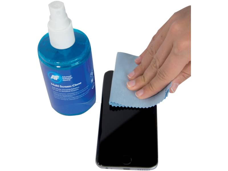 Spray e panno di pulizia AF International bomboletta da 200 ml con panno Multi-Screen-Clene - AMCA_200MIF