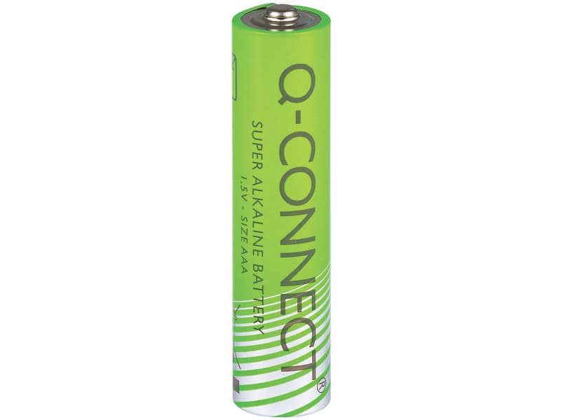Batteria alcalina Q-Connect Micro 1.5 V AAA LR03 conf. da 4 - KF00488