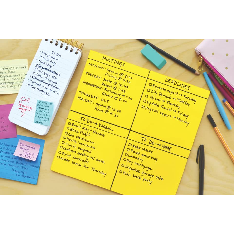 Foglietti riposizionabili Post-it® Super Sticky Big Notes giallo BN11-EU