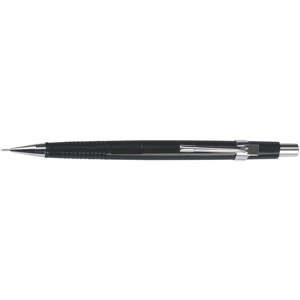 Matita meccanica a mine Q-Connect 0,5 mm con clip e pulsante in metallo conf. 10 pezzi - KF01937