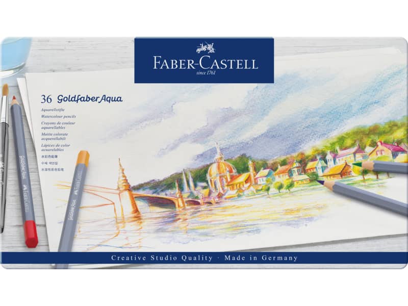 Matite acquarellabili Goldfaber Aqua Faber-Castell 36 colori Conf. 36 pezzi - 114636