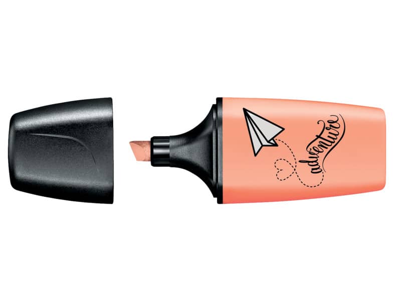 Evidenziatore Stabilo BOSS MINI Pastellove 2-5 mm rosa pesca 07/126-7