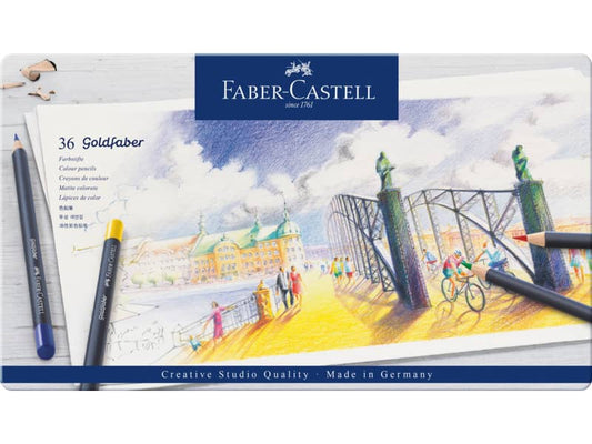 Matite colorate permanenti Goldfaber Faber-Castell 36 colori Con. 36 pezzi -114736