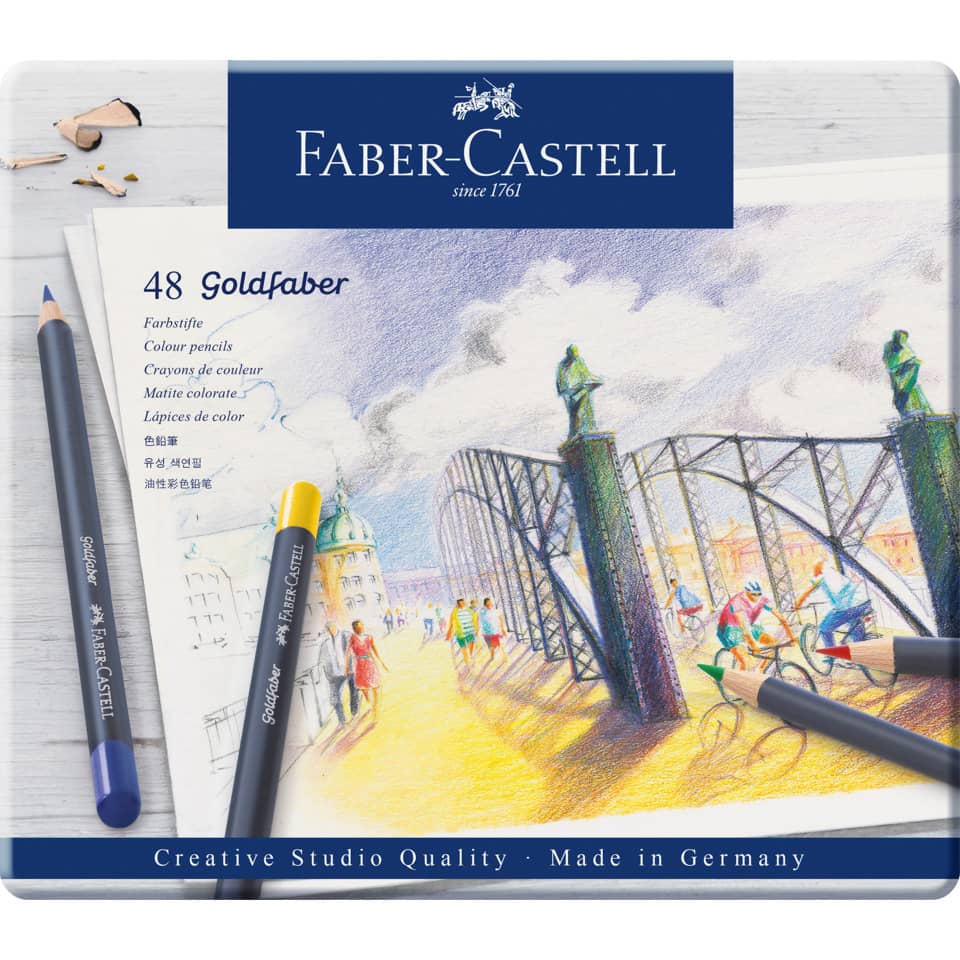 Matite colorate  permanenti Goldfaber Faber-Castell 48 colori Con. 48 pezzi -114748