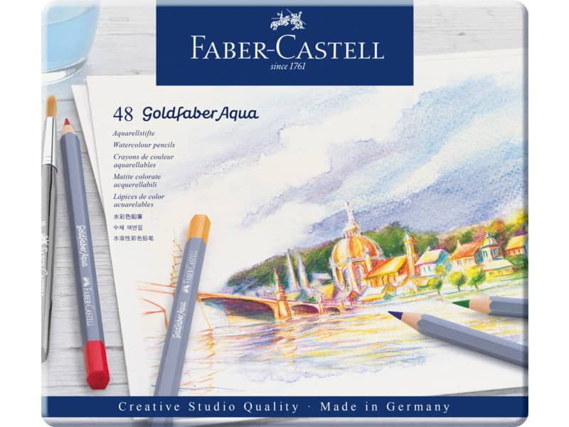 Matite acquarellabili Goldfaber Aqua Faber-Castell 48 colori Conf. 48 pezzi - 114648