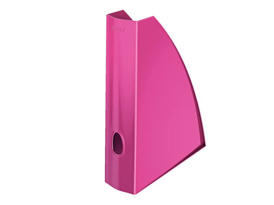 Portariviste Leitz WOW in polistirolo A4 fucsia metallizzato 7,5x25,8x31,2 cm - 52771023