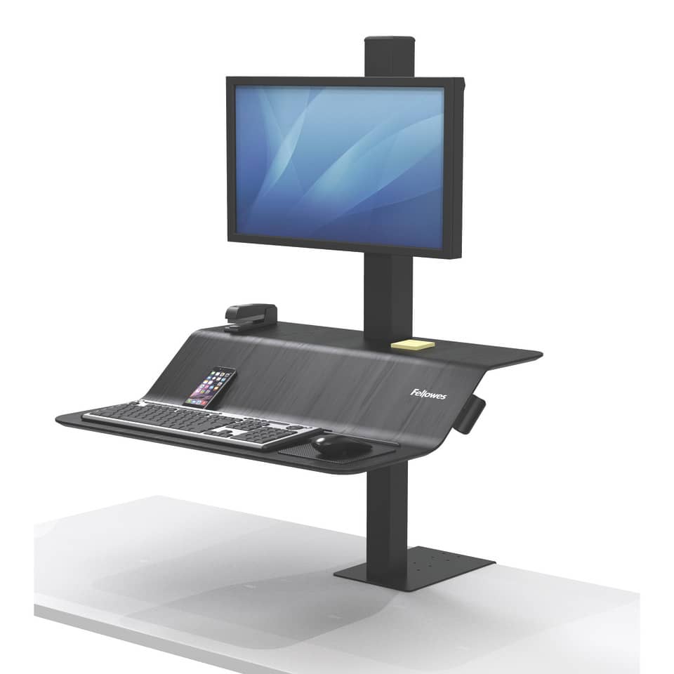Postazione di lavoro Fellowes Lotus™ VE Sit-Stand – Singola nero 8080101