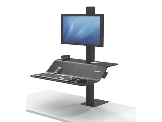 Postazione di lavoro Fellowes Lotus™ VE Sit-Stand – Singola nero 8080101