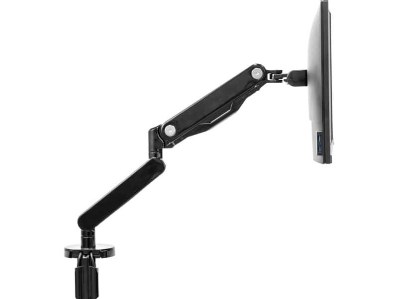 Braccio Monitor Singolo per regolare monitor LCD/TFT Fellowes Platinum Series nero max 24 pollici - 8043301