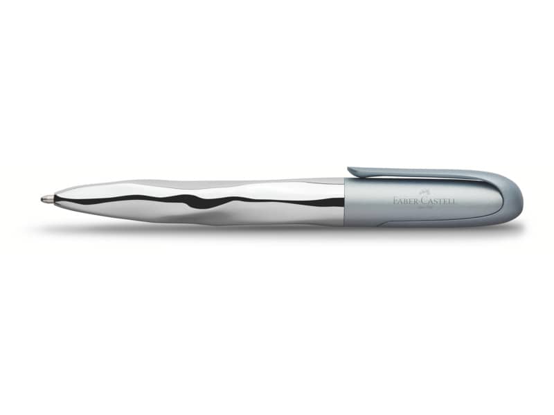 Penna a sfera Faber-Castell N'Ice Metallic XB grigio azzurro 149607