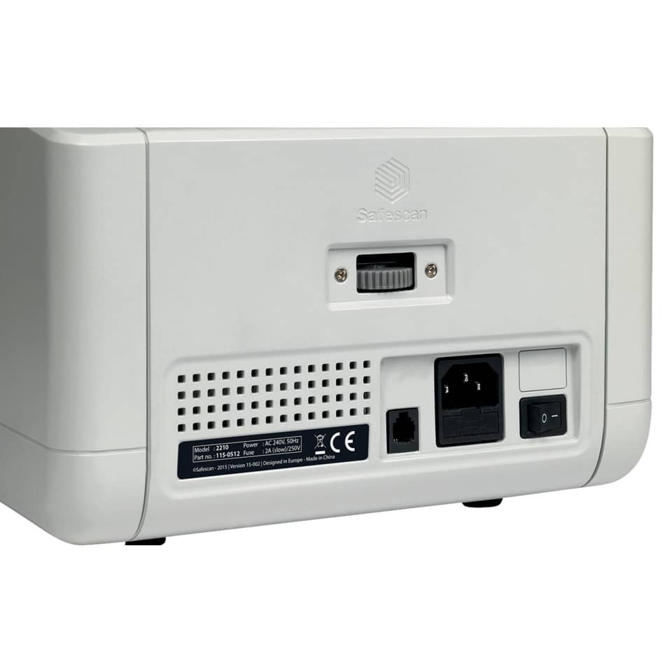 Contabanconote Safescan 2210 fino a 1000 banconote al minuto grigio - 2 controlli anti contraffazioni - 115-0512