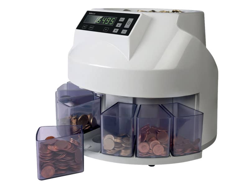 Conta e dividi monete Safescan 1250 fino a 500 monete grigio 113-0547