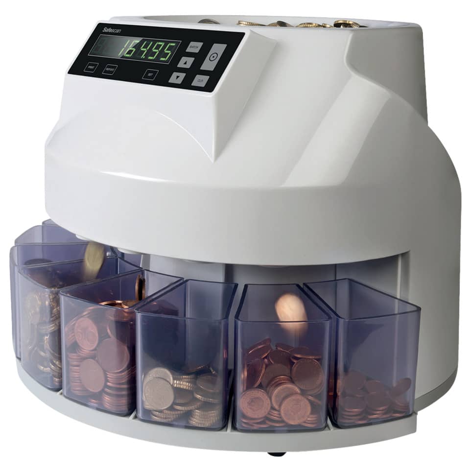 Conta e dividi monete Safescan 1250 fino a 500 monete grigio 113-0547
