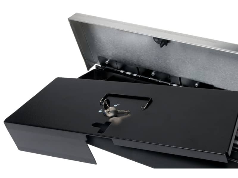 Cassetto portadenaro FLIP TOP Safescan SD-4617S in metallo grigio/nero 132-0498