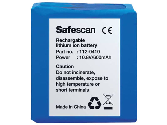 Batteria al litio ricaricabile  LB-105 per rilevatore banconote Safescan 155-S nero - 112-0410