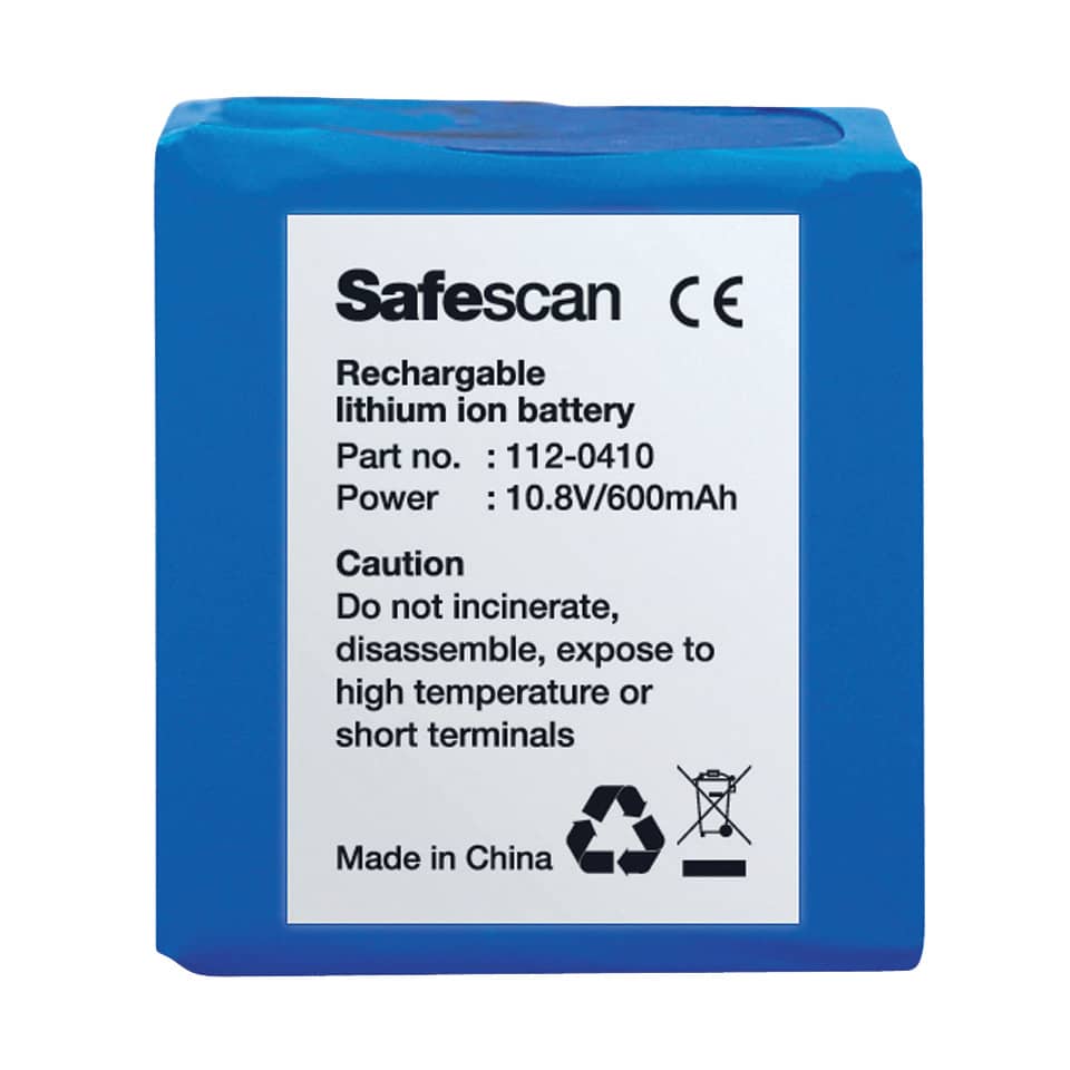 Batteria al litio ricaricabile  LB-105 per rilevatore banconote Safescan 155-S nero - 112-0410