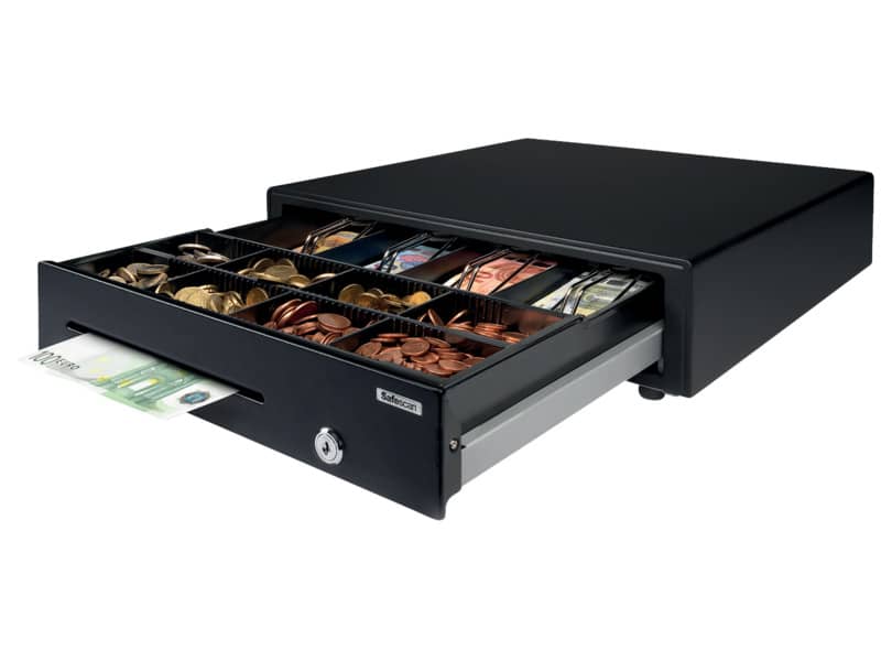 Cassetto per uso standard Safescan SD-4141 in metallo/plastica nero 132-0425