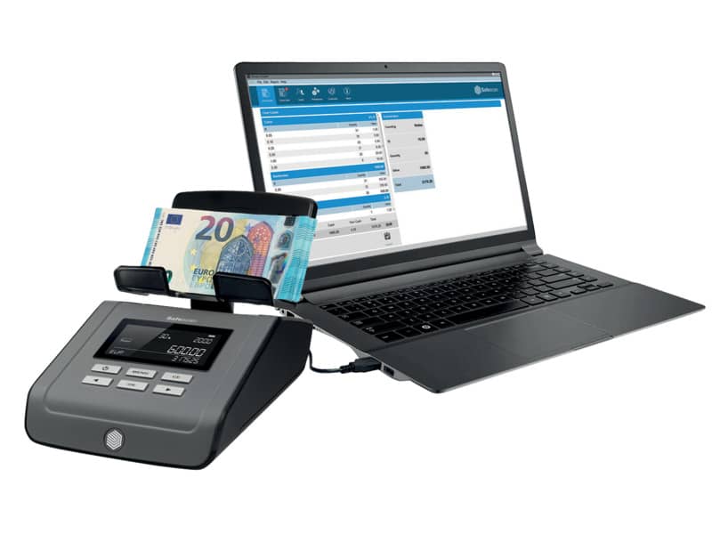 Bilancia conta denaro Safescan 6165 nero  131-0573