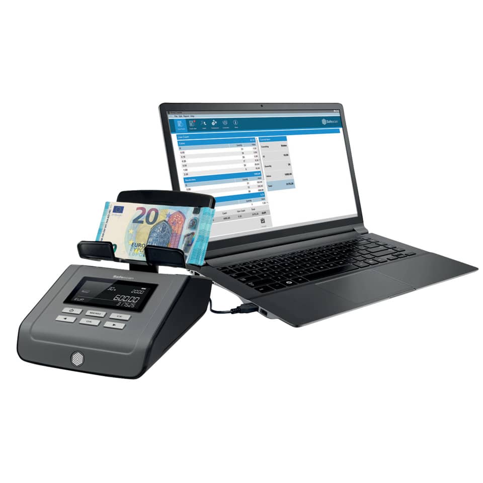 Bilancia conta denaro Safescan 6165 nero  131-0573