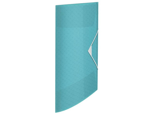 Cartella a 3 lembi Esselte Colour'Ice PP goffrato A4 blu 626222
