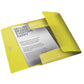 Cartella a 3 lembi Esselte Colour'Ice PP goffrato A4 giallo 626220