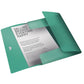 Cartella a 3 lembi Esselte Colour'Ice PP goffrato A4 verde 626223