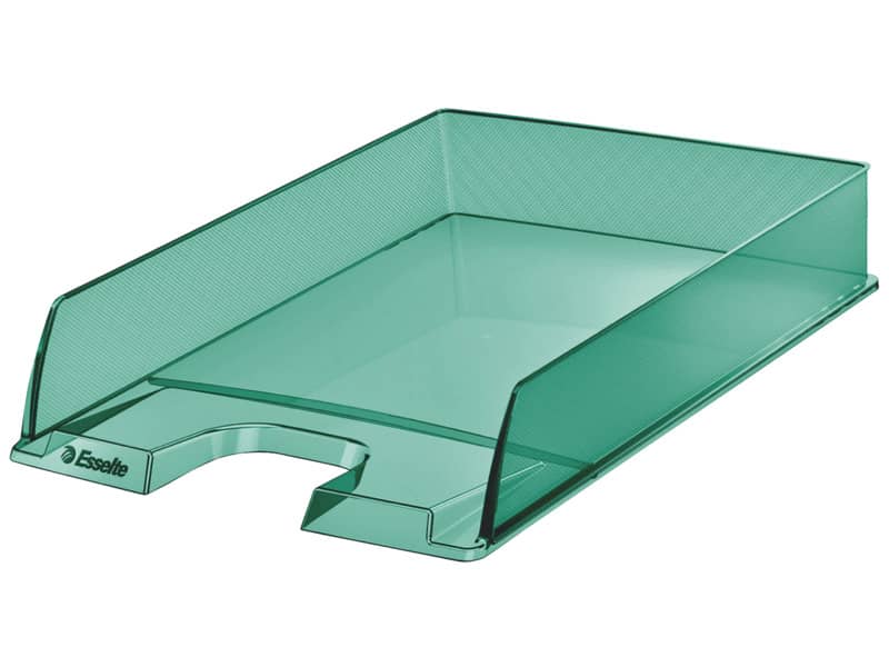 Vaschetta portacorrispondenza Esselte Colour'Ice polistirolo A4 verde trasparente - 626275