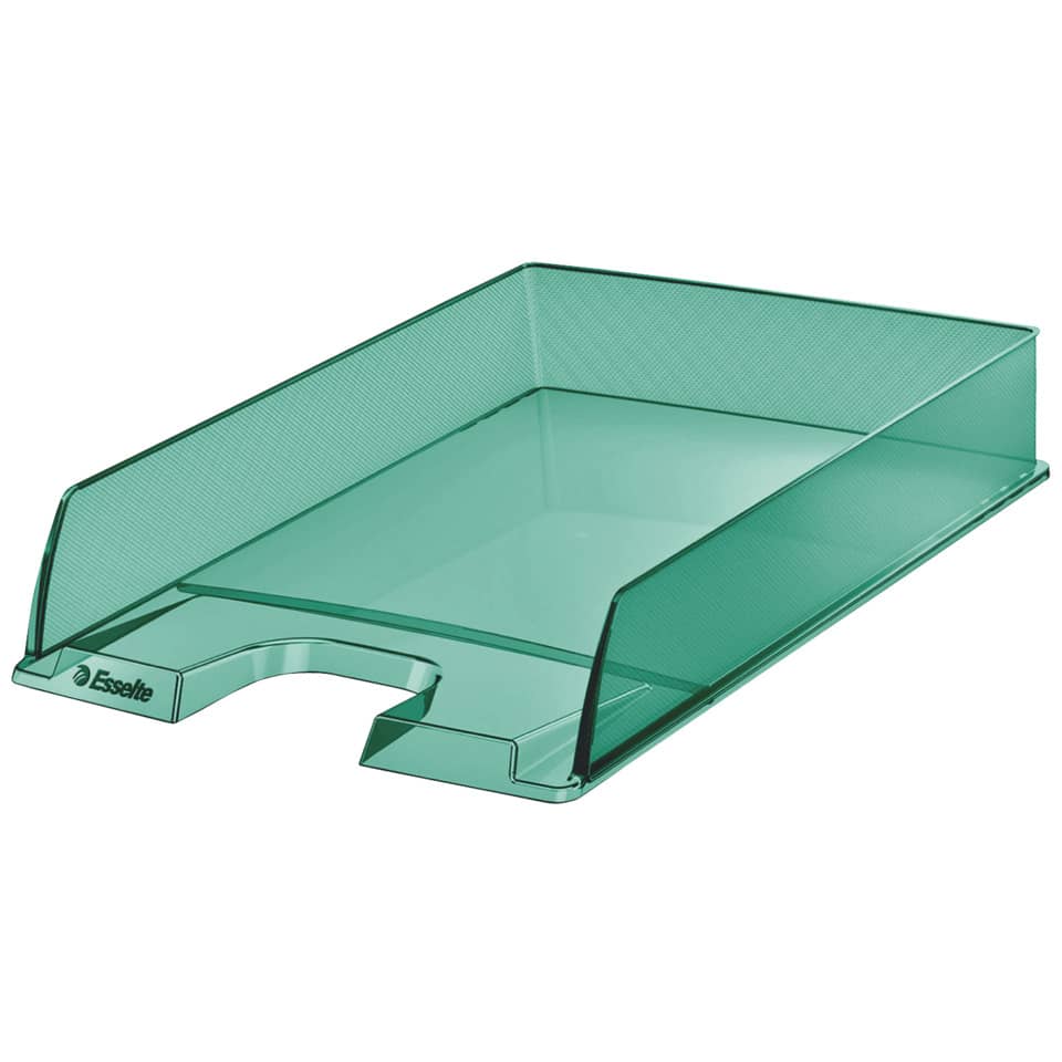 Vaschetta portacorrispondenza Esselte Colour'Ice polistirolo A4 verde trasparente - 626275