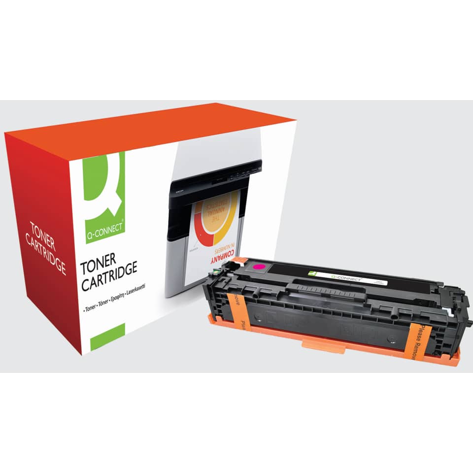 Toner Q-Connect compatibile con HP CE323A - magenta KF15155
