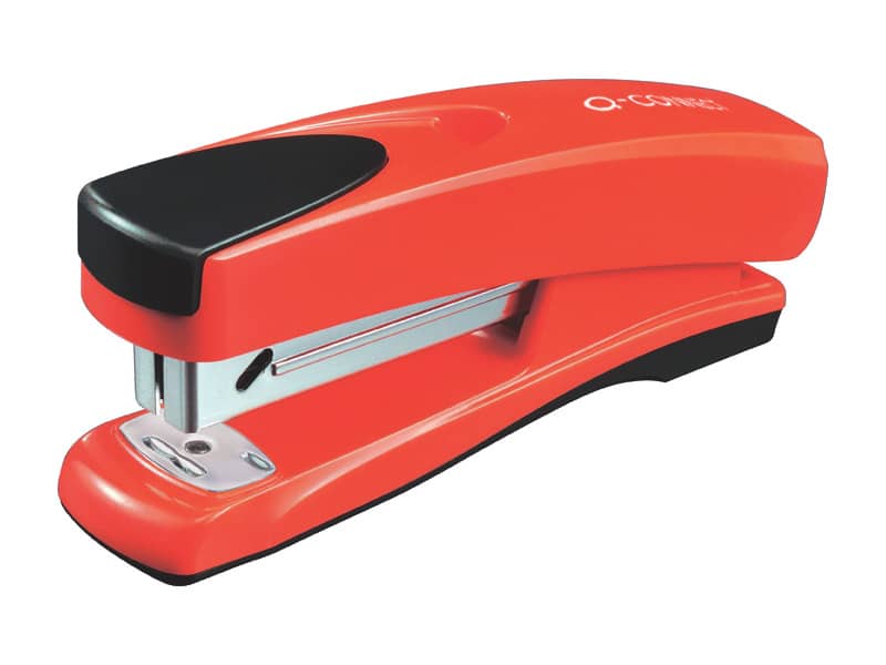 Cucitrice da tavolo Q-Connect ABS 20 ff rosso profondità di cucitura 5,5 cm - KF02152