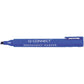 Marcatore permanente Q-Connect punta a scalpello 1,2-5 mm blu KF26043