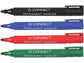 Marcatore permanente Q-Connect punta tonda 2-3 mm verde KF01773