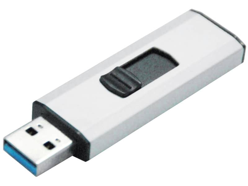 Chiavetta USB Q-Connect Super Speed 3.0 argento/nero 32 GB KF16370