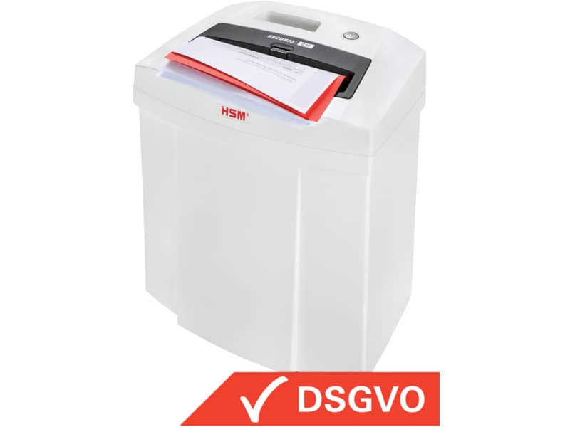 Distruggidocumenti uso moderato HSM SECURIO C14 - P-4 - 20 L - taglio a frammenti 4x25 mm - bianco - 2253111