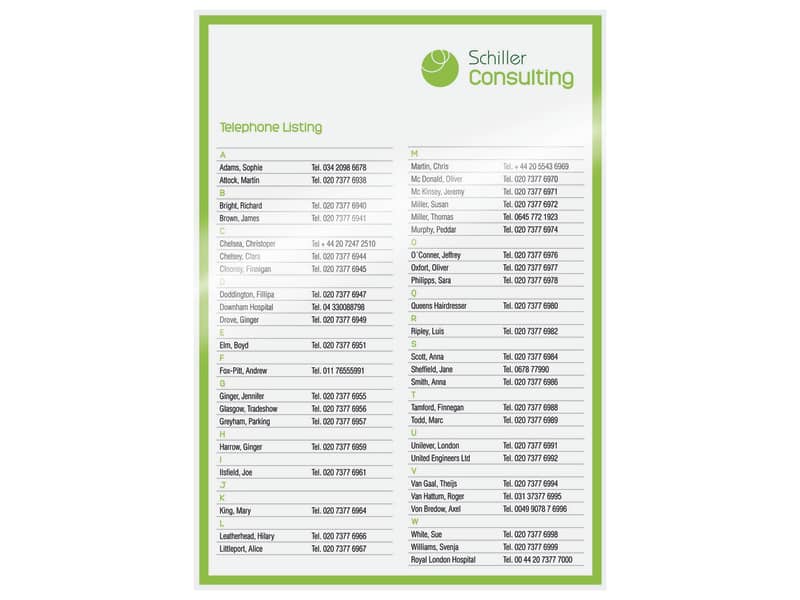 Pouches per plastificatrici Leitz iLam con UDT 2x125 µm in EVA A4 21,6x30,3 cm Conf. 100 pezzi - 74810000