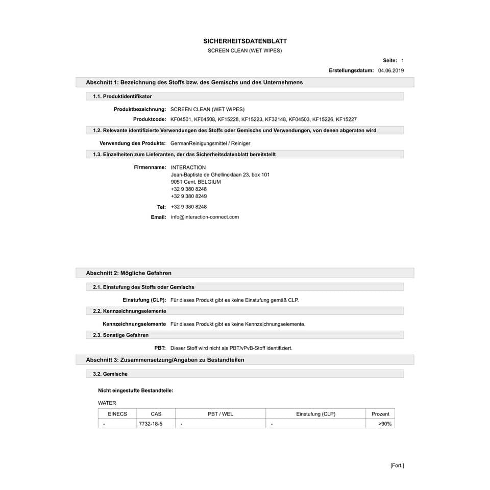 Salviette di pulizia schermi Q-Connect TFT+LCD senza alcool barattolo da 100 - KF04501A