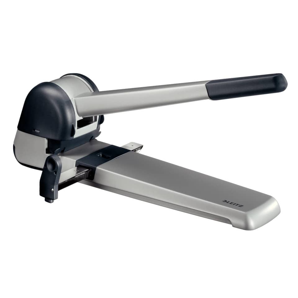 Superperforatore a 2 fori Leitz 5182 in metallo grigio fino a 250 fogli 51820184
